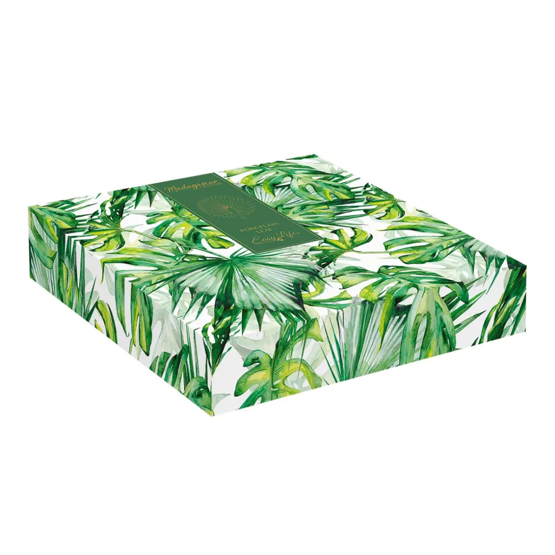Moderne|Services De Table En Porcelaine>Easy Life Feuille en porcelaine en forme de ginko, 35×29 cm TropicLEAVES Gr
