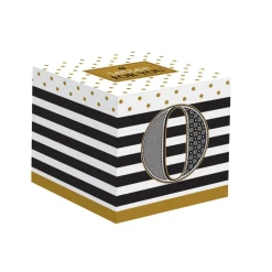 Tasse En Cadeau|Petit Dejeuner>Easy Life Gobelet à café en porcelaine 100 ml dans une boîte A LETTER FOR YOU «O»