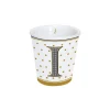Tasse En Cadeau|Petit Dejeuner>Easy Life Gobelet à café en porcelaine 100 ml dans une boîte A LETTER FOR YOU «I»