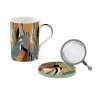 Coffret Cadeau|Petit Dejeuner>Easy Life Mug et sous-verre avec infuseur KILIMANJARO