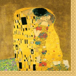 Masterpiece|Services De Table En Porcelaine​>Easy Life Paquet de 20 serviettes en papier 33×33 cm The Kiss