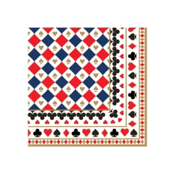 Coffret Cadeau|Services De Table En Porcelaine​>Easy Life Paquet de 20 serviettes en papier 33×33 CASINO ROYALE