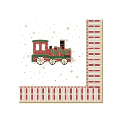Noël|Services De Table En Porcelaine​>Easy Life Paquet de 20 serviettes POLAR EXPRESS