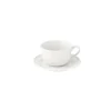 Moderne|Petit Dejeuner>Easy Life Petite tasse à café de 110 ml avec soucoupe Tiffany WHITE