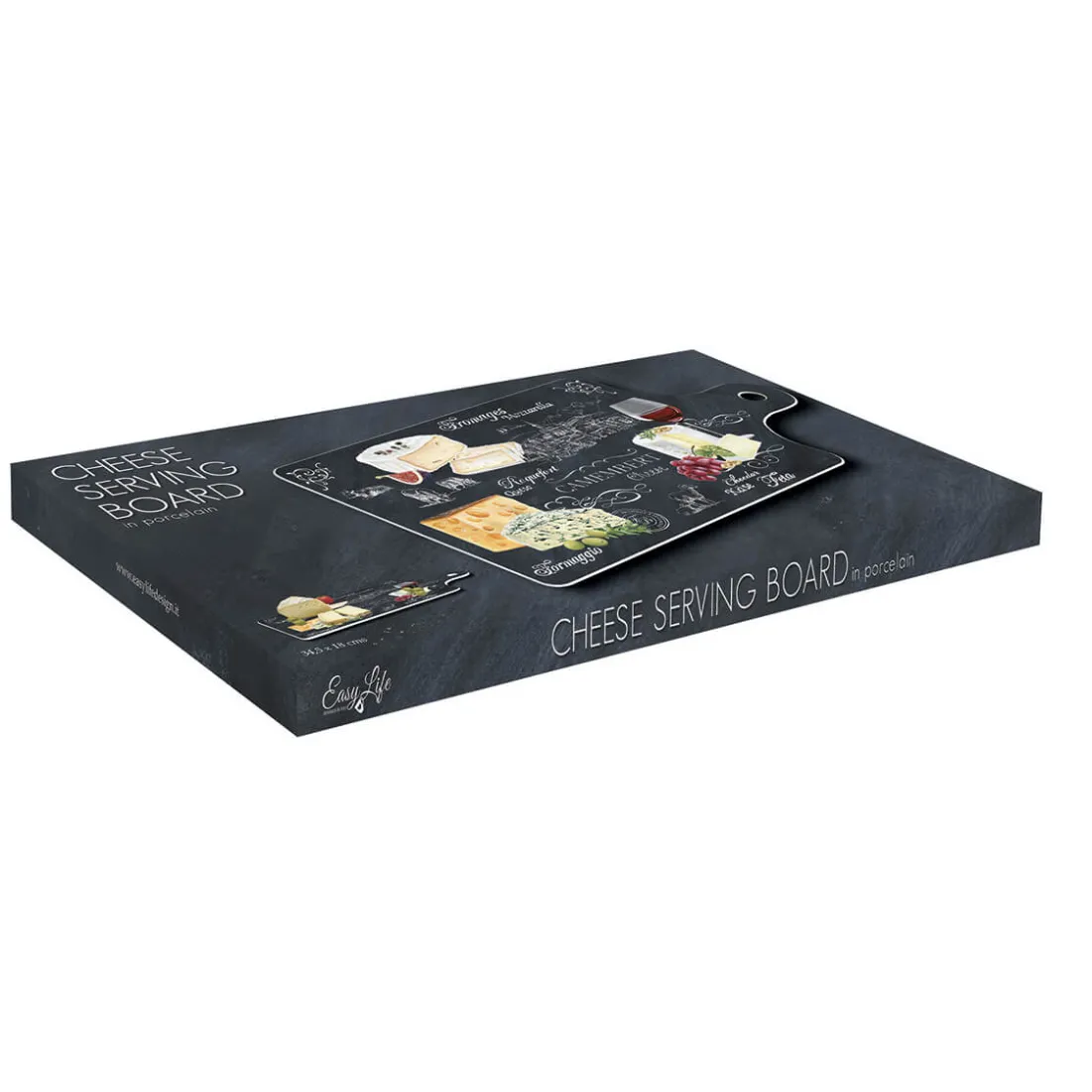 Quotidienne|Cuisine>Easy Life Planche à fromage rectangulaire WORLD OF CHEESE