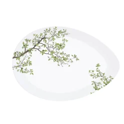 Nature|Services De Table En Porcelaine>Easy Life Plateau de service en porcelaine, dimensions 36×25 cm NATURA