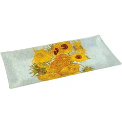 Masterpiece|Services De Table En Porcelaine>Easy Life Plateau en verre de qualité supérieure, dimensions 36×17 cm Vase With Twelve SunFLOWERS