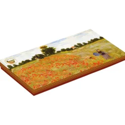 Masterpiece|Services De Table En Porcelaine​>Easy Life Plateau en verre de qualité supérieure, dimensions 36×17 cm COQULICOTS,LA PROMENADE (POPPIES)