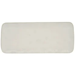 Moderne|Services De Table En Porcelaine​>Easy Life Plateau rectangulaire en porcelaine de 36×16 cm INTERIORS WHITE