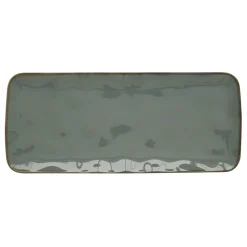 Moderne|Services De Table En Porcelaine​>Easy Life Plateau rectangulaire en porcelaine de 36×16 cm INTERIORS CELADON
