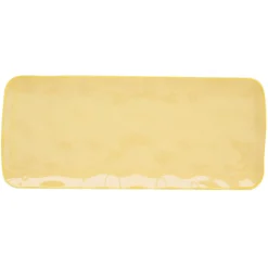 Moderne|Services De Table En Porcelaine​>Easy Life Plateau rectangulaire en porcelaine de 36×16 cm INTERIORS YELLOW
