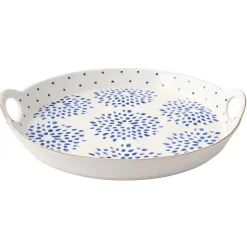 Moderne|Services De Table En Porcelaine​>Easy Life Plateau rond en porcelaine de Ø 30 cm ELEGANCE