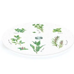 Quotidienne|Services De Table En Porcelaine>Easy Life Plateau tournant en verre Ø 32 cm HERBARIUM