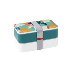 Lunch Box>Easy Life Porte-repas avec 2 compartiment ABSTRACT2