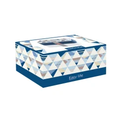 Lunch Box>Easy Life Porte-repas avec 2 compartiment GEOMETRIC1