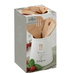 Quotidienne|Cuisine>Easy Life Porte-ustensiles avec ustensiles KITCHEN ELEMENTS