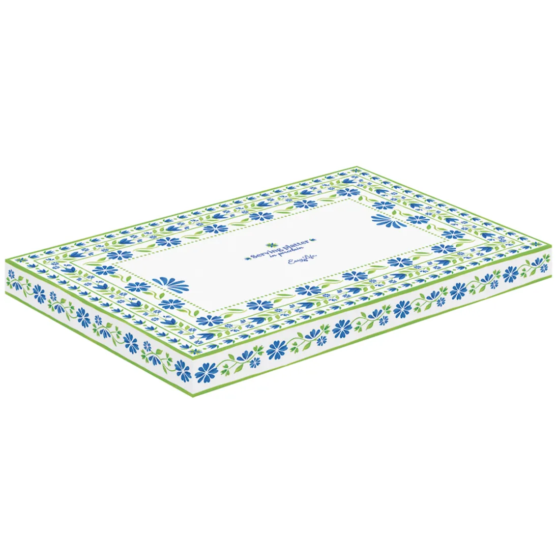 Services De Table En Porcelaine|Flowers Garden>Easy Life Service de plateau 35 x 23,5 cm FLOWERS GARDEN