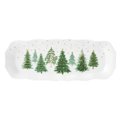 Services De Table En Porcelaine|Festive Trees>Easy Life Service de plateau rectangulaire FESTIVE TREES