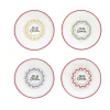 Services De Table En Porcelaine​|Pizza & Pasta Lovers>Easy Life Set de 4 assiettes à pasta PASTA & PIZZA LOVERS