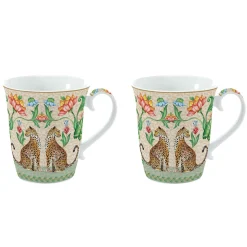 Petit Dejeuner|Jungle Vibes>Easy Life Set de 2 mugs JUNGLE VIBES
