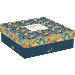 Coffret Cadeau|Petit Dejeuner>Easy Life Set de 6 tasses à espresso de 100 ml avec soucoupes EQUATORIAL