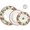 Services De Table En Porcelaine​|Christmas Berries>Easy Life Set de vaisselle 18 pièces CHRISTMAS BERRIES