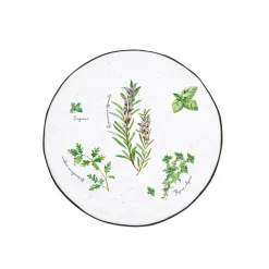 Quotidienne|Cuisine>Easy Life Sous-plat en porcelaine Ø 20 cm HERBARIUM