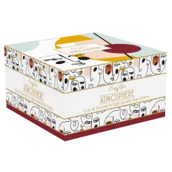 Coffret Cadeau|Petit Dejeuner>Easy Life Tasse à petit-déjeuner avec soucoupe, 400 ml en porcelaine MODERNISM