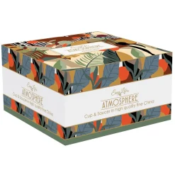 Coffret Cadeau|Petit Dejeuner>Easy Life Tasse à petit-déjeuner avec soucoupe KILIMANJARO