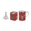Petit Dejeuner|Jingle Bells>Easy Life Tasse avec porte-sachet de thé JINGLE BELLS