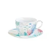 Maritime|Petit Dejeuner>Easy Life Tasse avec soucoupe Under The SEA