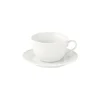 Moderne|Petit Dejeuner>Easy Life Tasse de 250 ml avec soucoupe Tiffany WHITE
