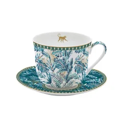 Coffret Cadeau|Petit Dejeuner>Easy Life Tasse de petit déjeuner avec soucoupe Atmosphere JUNGLE