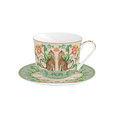 Petit Dejeuner|Jungle Vibes>Easy Life Tasse de petit déjeuner avec assiette JUNGLE VIBES