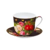 Nature|Petit Dejeuner>Easy Life Tasse de petit déjeuner avec soucoupe VICTORIAN GARDEN