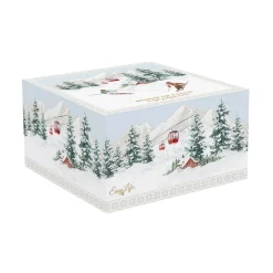 Noël|Petit Dejeuner>Easy Life Tasse de petit déjeuner avec soucoupe CHALET