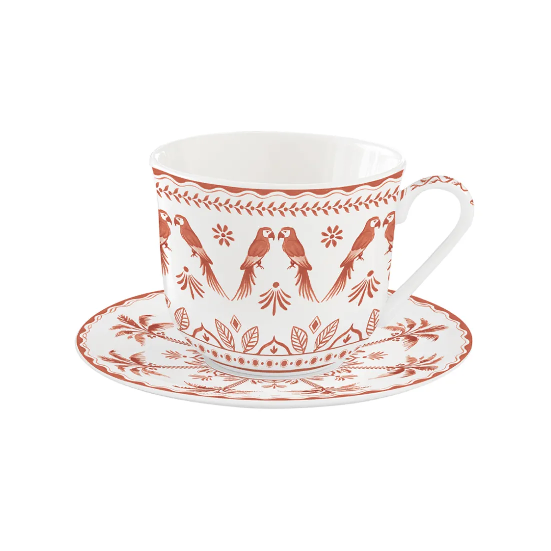 Ethnique|Petit Dejeuner>Easy Life Tasse de petit déjeuner avec assiette EXOTIC VIBES