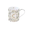 Tasse En Cadeau|Petit Dejeuner>Easy Life Tasse en porcelaine de 350 ml MONOGRAM C