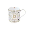 Tasse En Cadeau|Petit Dejeuner>Easy Life Tasse en porcelaine de 350 ml MONOGRAM D