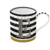 Tasse En Cadeau|Petit Dejeuner>Easy Life Tasse individuelle 350 ml en porcelaine dans une boîte A LETTER FOR YOU «E»