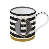 Tasse En Cadeau|Petit Dejeuner>Easy Life Tasse individuelle 350 ml en porcelaine dans une boîte A LETTER FOR YOU «O»