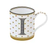 Tasse En Cadeau|Petit Dejeuner>Easy Life Tasse individuelle 350 ml en porcelaine dans une boîte a Letter For You «I»