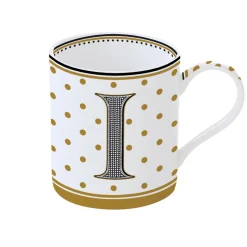 Tasse En Cadeau|Petit Dejeuner>Easy Life Tasse individuelle 350 ml en porcelaine dans une boîte a Letter For You «I»