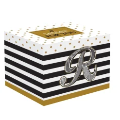 Tasse En Cadeau|Petit Dejeuner>Easy Life Tasse individuelle 350 ml en porcelaine dans une boîte A LETTER FOR YOU «R»