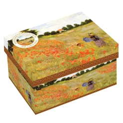 Masterpiece|Petit Dejeuner>Easy Life Tasse individuelle en porcelaine de 300 ml dans une boîte cadeau,LA PROMENADE ( POPPIES)