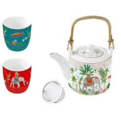 Ethnique|Petit Dejeuner>Easy Life Théière avec 2 tasses MARAJAH