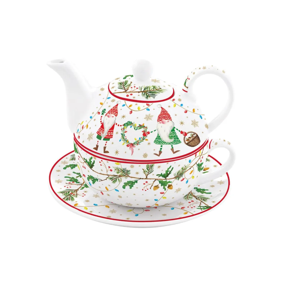 Noël|Petit Dejeuner>Easy Life Thérière pour une personne Ready For CHRISTMAS